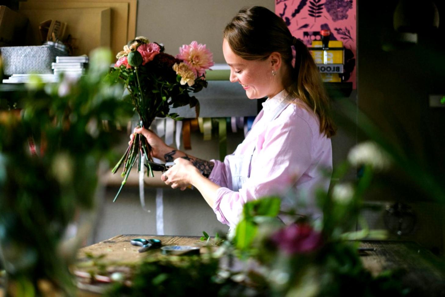 Spring-inspired floral design showcasing fresh seasonal elements